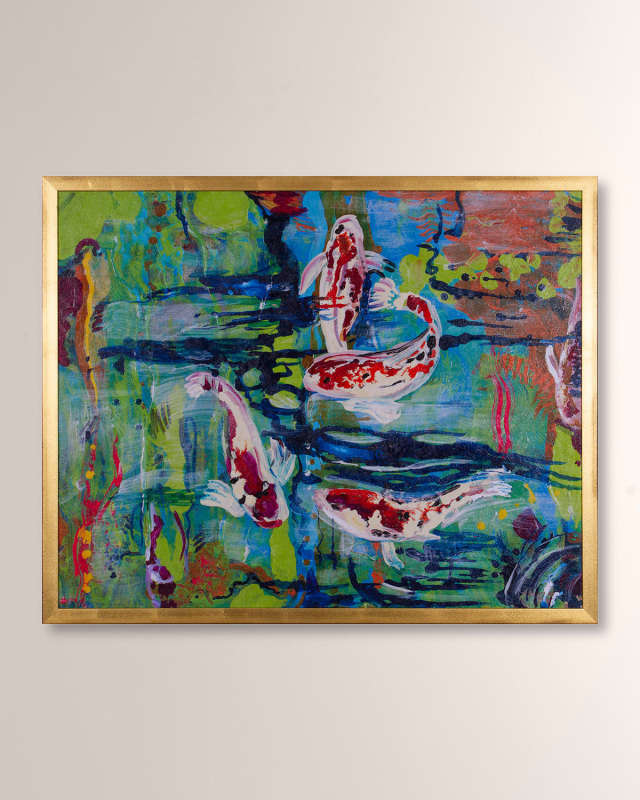 "Ripple & Reflections" Framed Giclee on Canvas